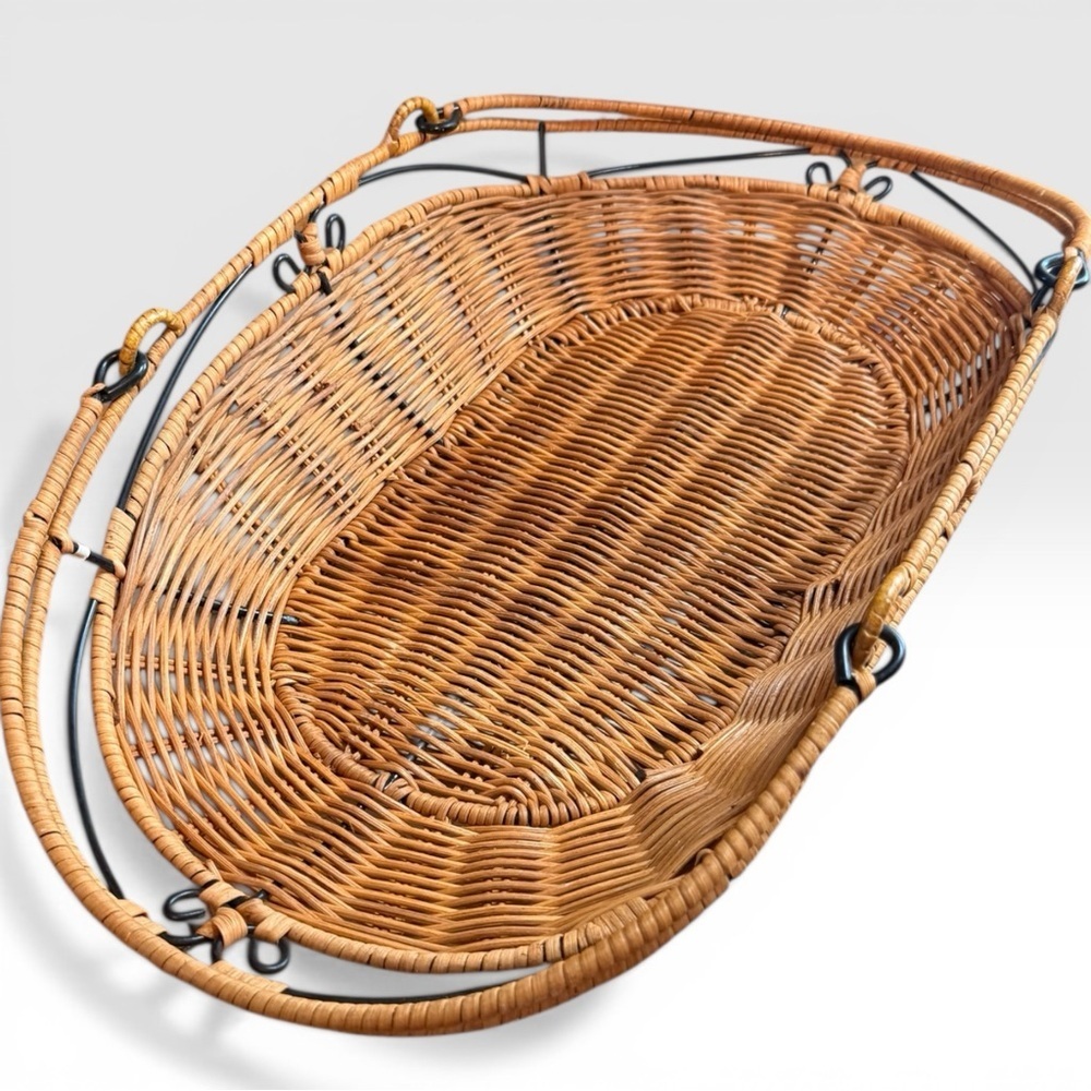 Princess House Wicker Basket 18 1/2” x 10” - Picture 3 of 6